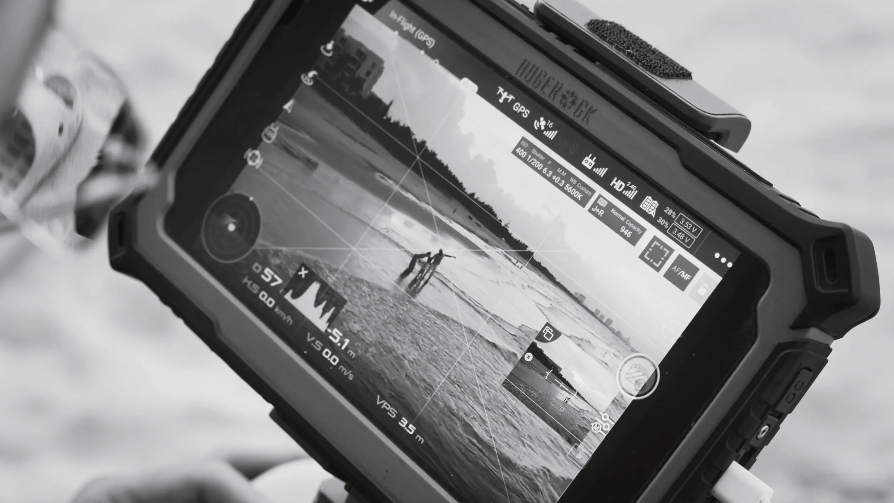 Camera Screen Beach